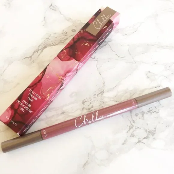 NIB Chella Dual Liquid Eyeliner in Pearl Dark Blue & Black - Picture 12 of 12